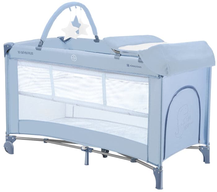 Cama de viagem 2 níveis Kikka Boo So Gifted PLUS Azul