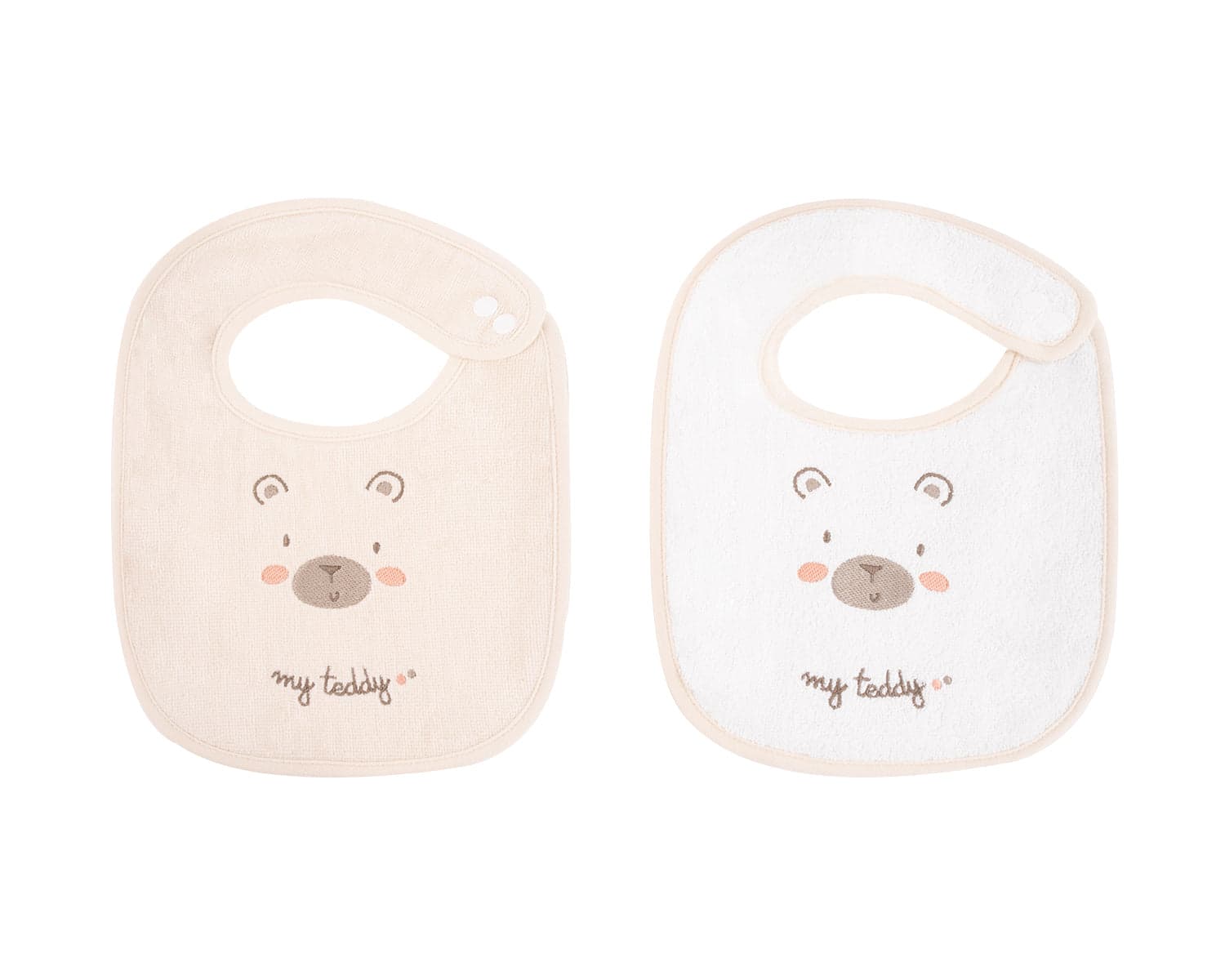 Conjunto de 2 babetes em tecido turco My Teddy