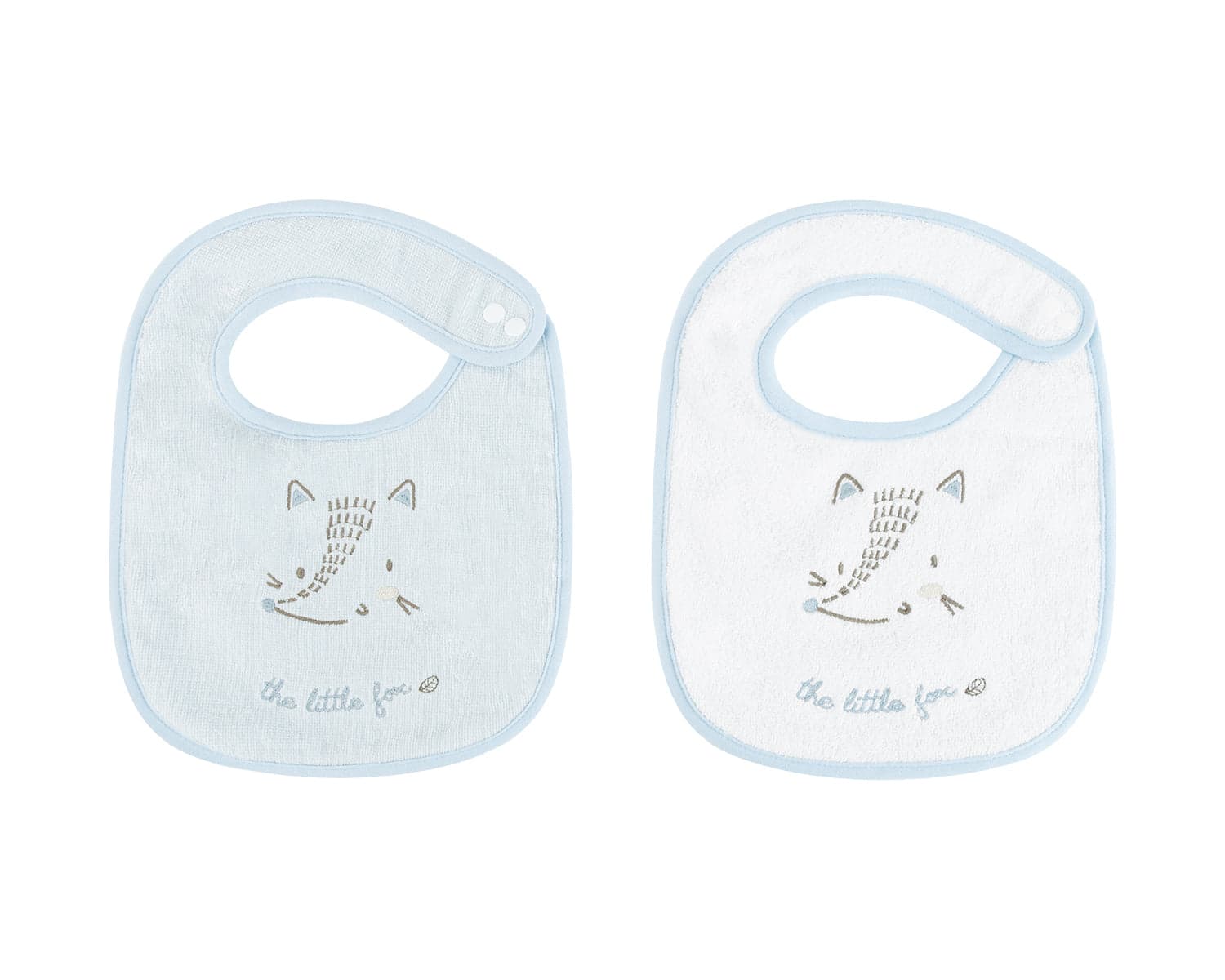 Conjunto de 2 babetes em tecido turco Little Fox