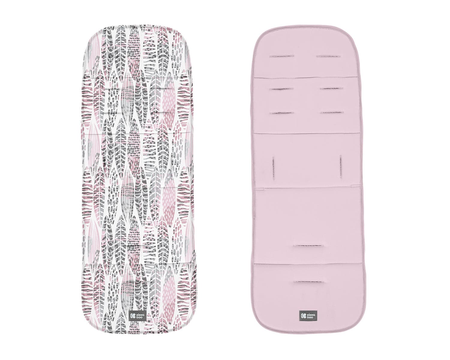 Capa para carrinho de bebé com folhas cor-de-rosa