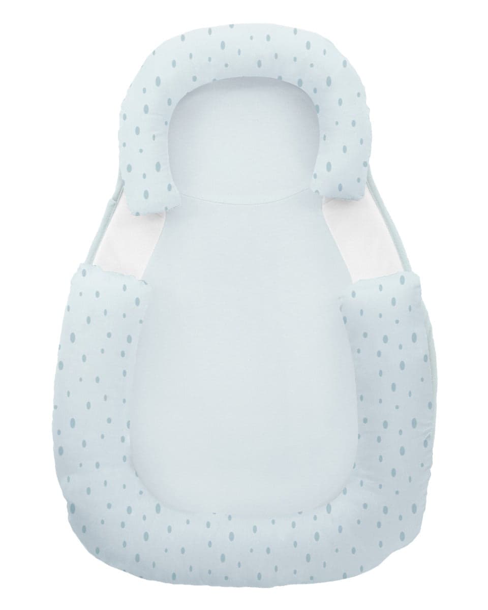 Posicionador Anti-Roll de Espuma de Memória Blue Dots