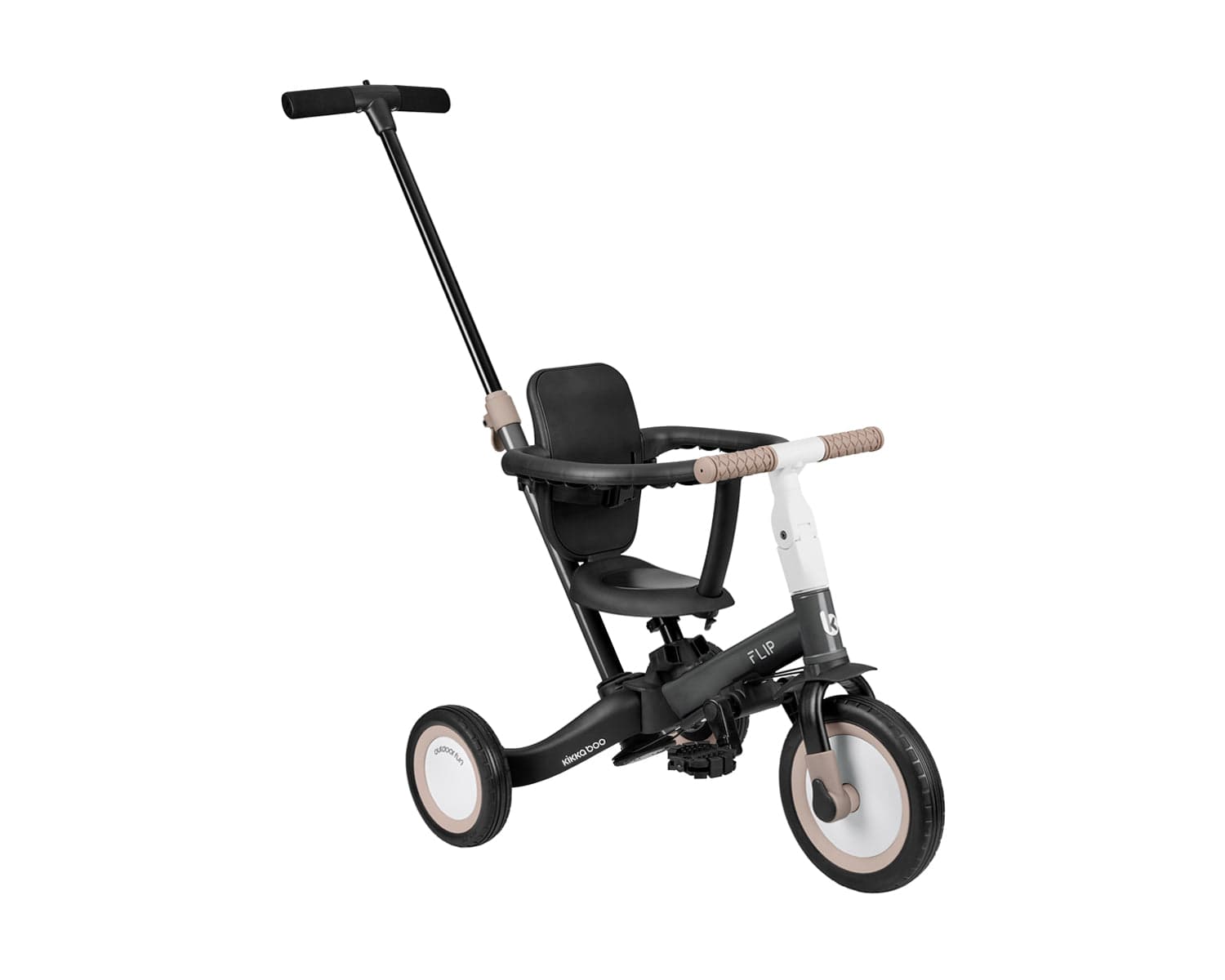 Kikkaboo Triciclo Flip 5 em 1 Black