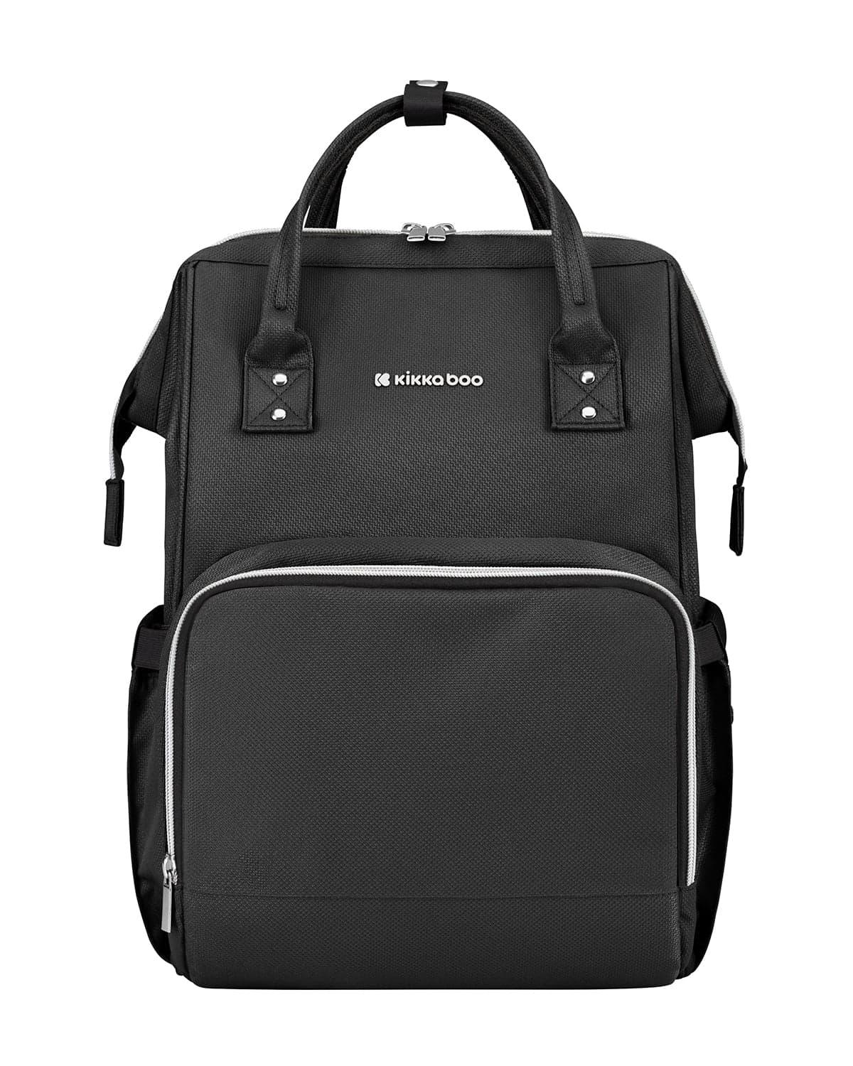 Kikkaboo Bolsa de Maternidade Siena Black e Prata