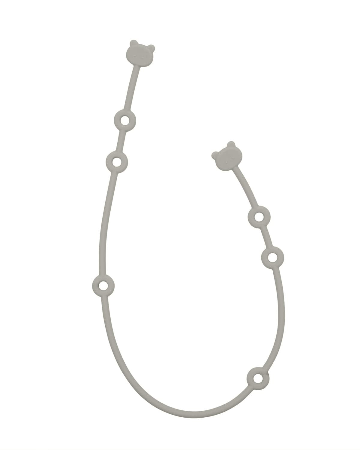 Corrente de chupeta de silicone Platinum Sand
