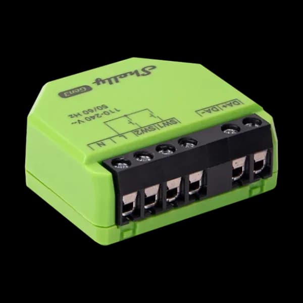 Shelly DALI Dimmer Gen3 Módulo Controlador Inteligente WiFi para Iluminação