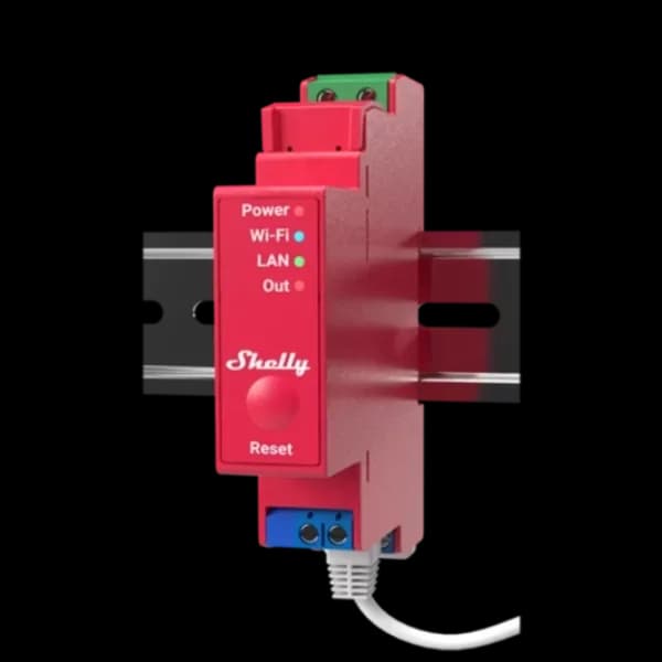 Shelly 1PM Pro - Módulo WiFi/BT/LAN - SH1PMPRO