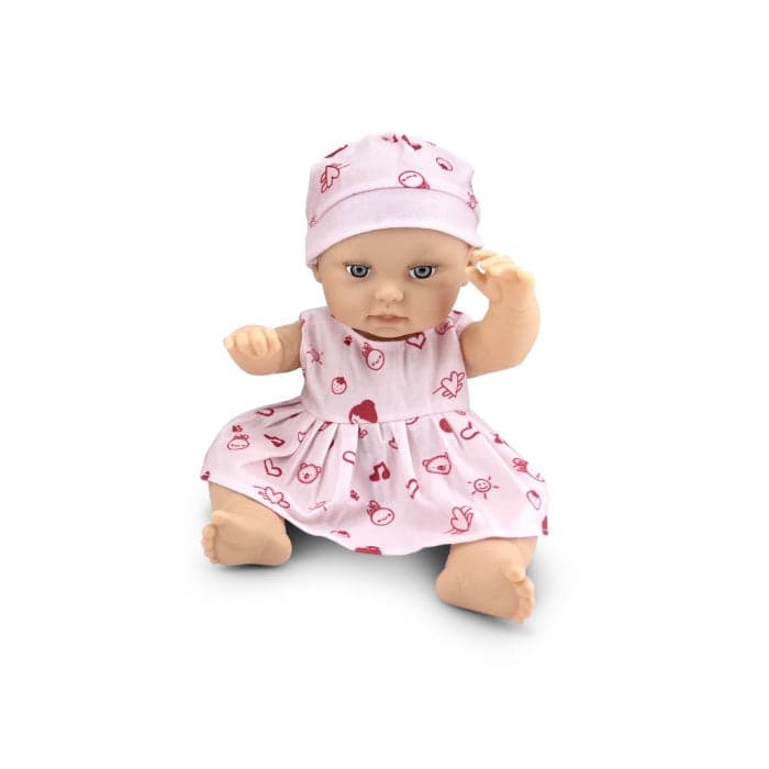 Boneca Moni Bear & Baby Pink 30 cm