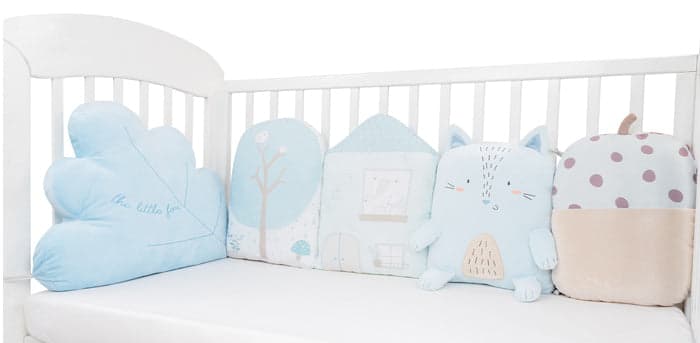 Conjunto de almofadas para cama de grades Kikka Boo Little Fox