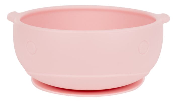 Tigela de silicone Kikka Boo Whale Rosa