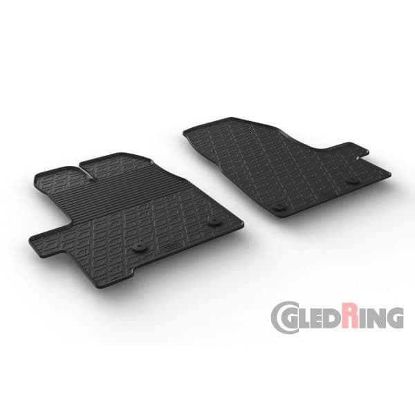 GledRing Tapetes para Ford Tourneo Custom (frente, Caixa Manual), 2012-2018 - T0916