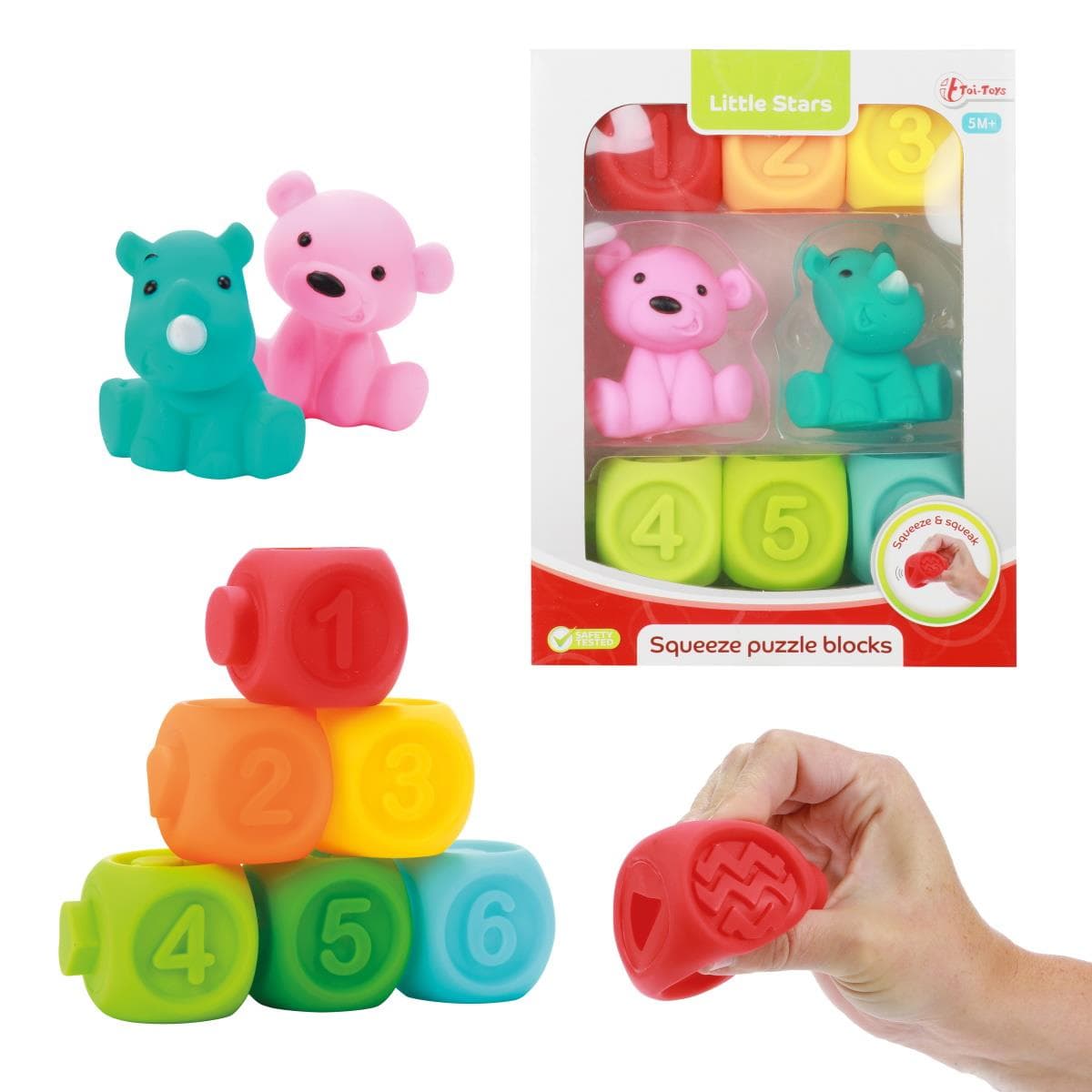 Blocos de banho para bebé Little Stars