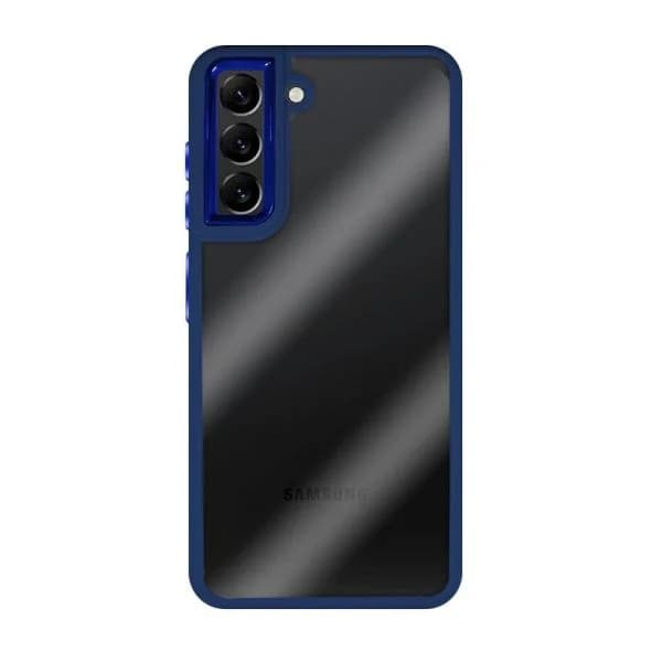 Capa Silicone Cristal Transparente para Samsung S22 Plus Blue