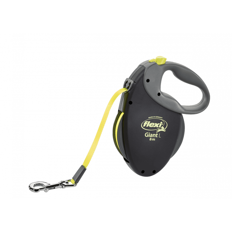 Flexi Correa Extensible Neon Giant con Cinta Reflectante 8 m