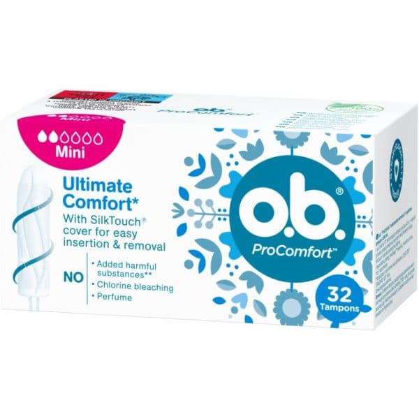 o.b. Pro Comfort Mini Tampões 32 Unidades
