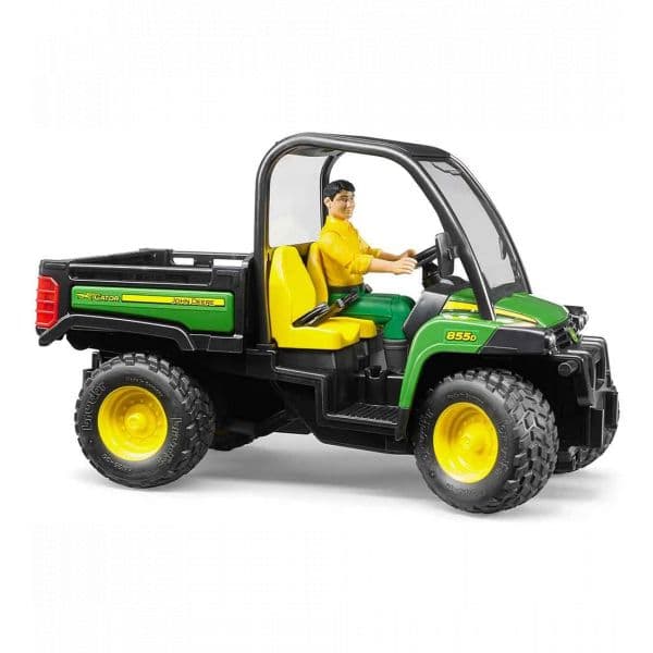 Bruder John Deere Gator XUV 855D com Figura