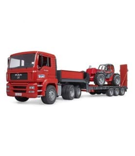 Bruder Camião Man Tga Telescópico com Manitou MT633