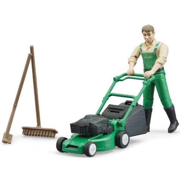 Bruder Jardineiro com cortador de relva + equipamentos - 62103