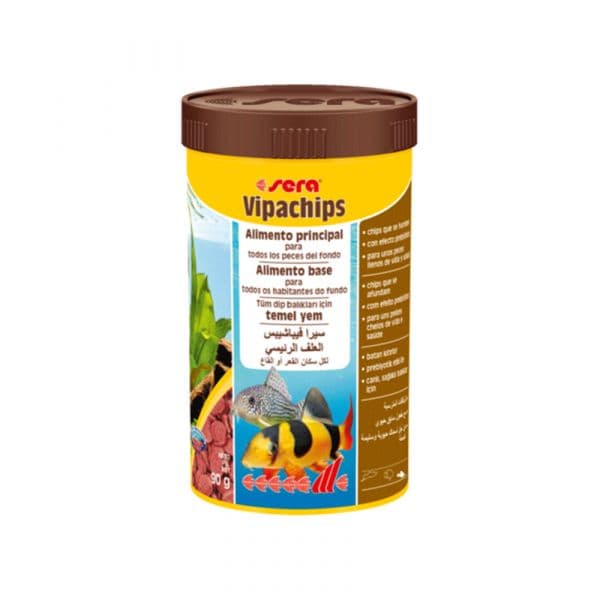 Sera Alimento Peixe Vipachips 1000ml 370g