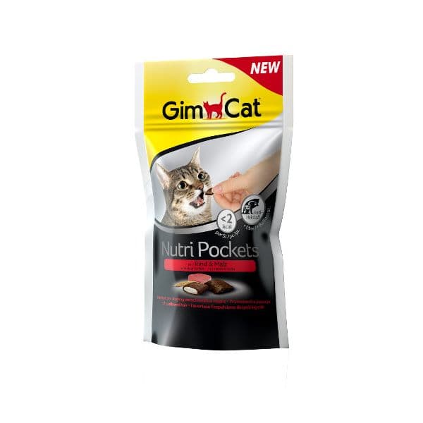 Gimborn Gimcat Nutri Pockets Meat & Malte 60g