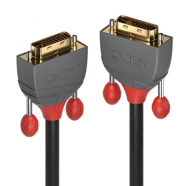 Lindy DVI-D Dual Link Cabo Anthra Line 10m - 36226