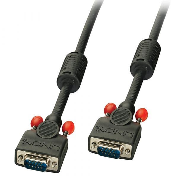 Lindy 36371 Cabo VGA D-Sub M/M Preto 0,5m