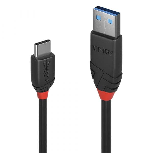 Lindy - 36916 cable USB 1 m USB 3.2 Gen 1 (3.1 Gen 1) USB A USB C Negro - 36916