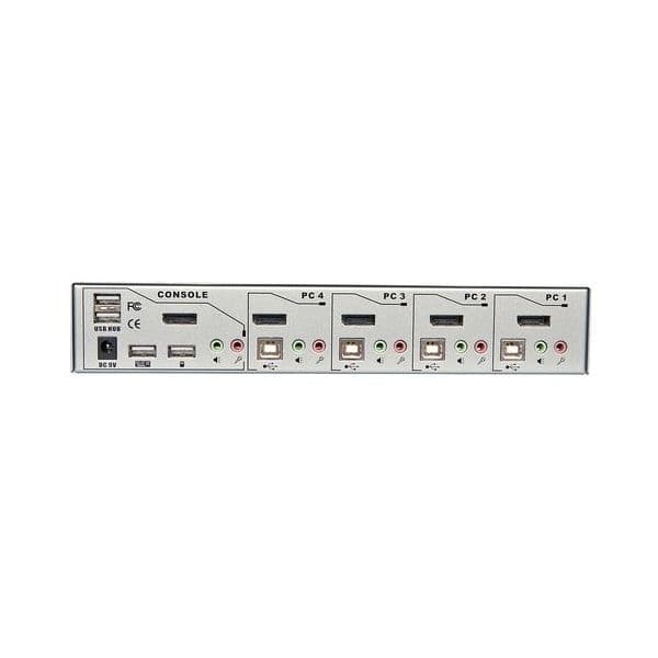 Lindy Kvm Switch Pro 4 Port Displayport 1.2 - 39305