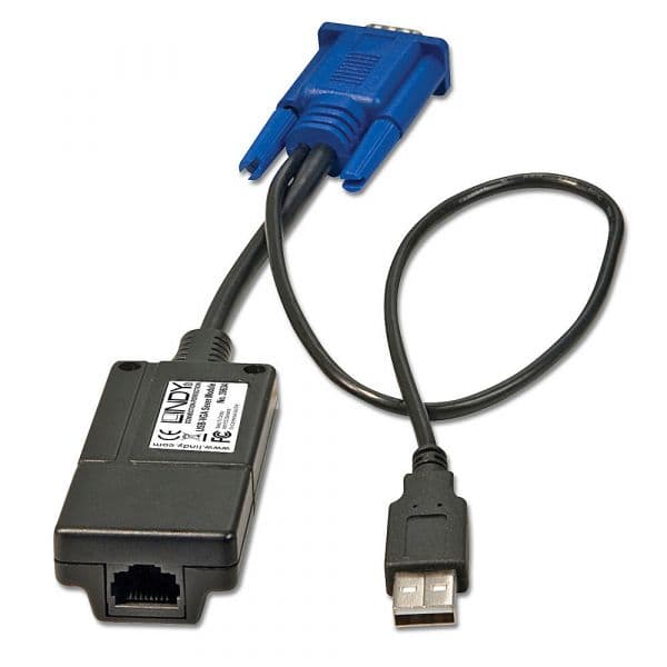 Lindy 39634 Módulo de Acesso para KVM USB VGA CAT-32/16