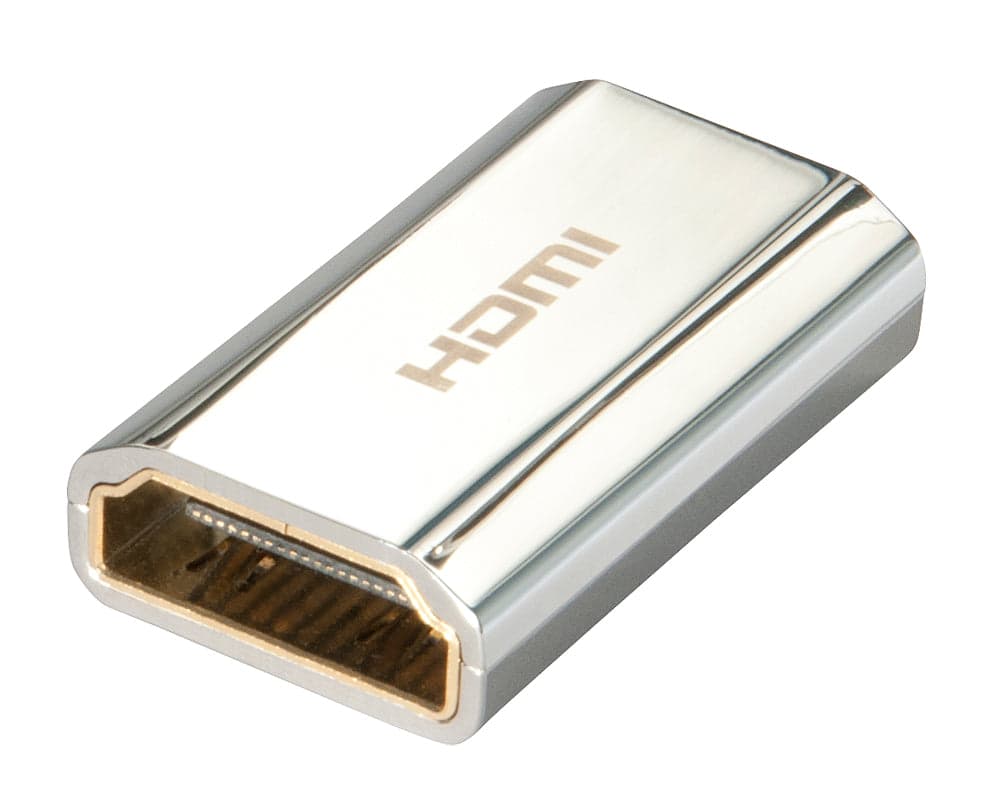 Lindy Acoplador Adaptador HDMI Tipo A Duplo 19 Pinos Cromado