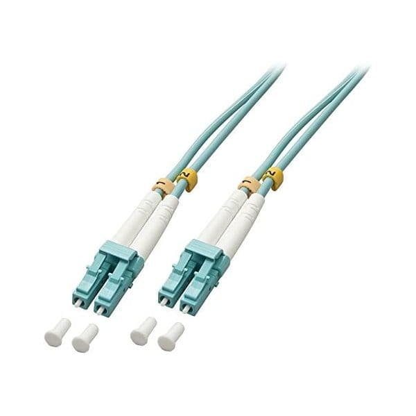Lindy Cabo de Fibra Óptica LC/LC OM3 5m Turquesa