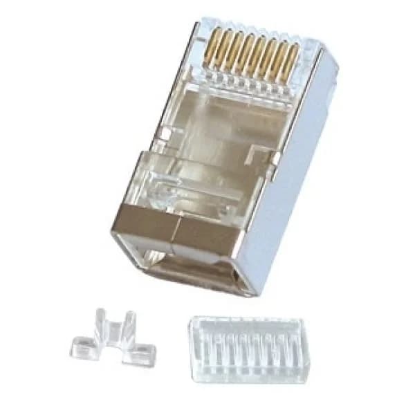 Lindy Conjunto de Fichas / Conectores Stp RJ45 CAT6 X10 (62435)
