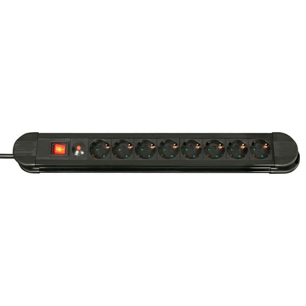 Lindy Régua de Energia 73104 Schuko com Interruptor 8 Vias