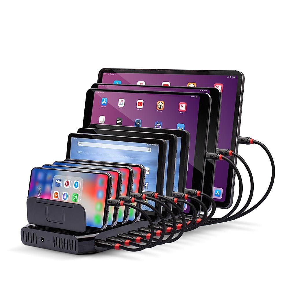 Lindy 73309 Estação de Carregamento USB 10 Portas 90W Preto