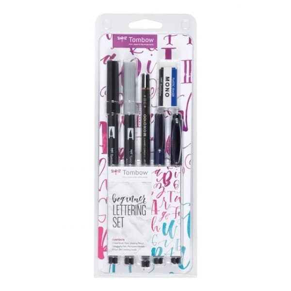 Tombow Conjunto Lettering Principiante Multicolor