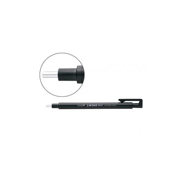 Tombow Porta Borracha com Clip Ponta Redonda 2.3mm Preto 5 Unidades