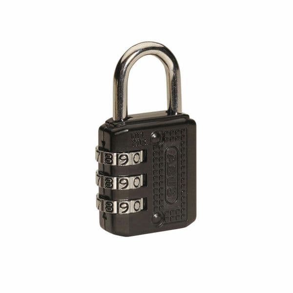 Abus Cadeado de Combinação 20MM Preto 715 20