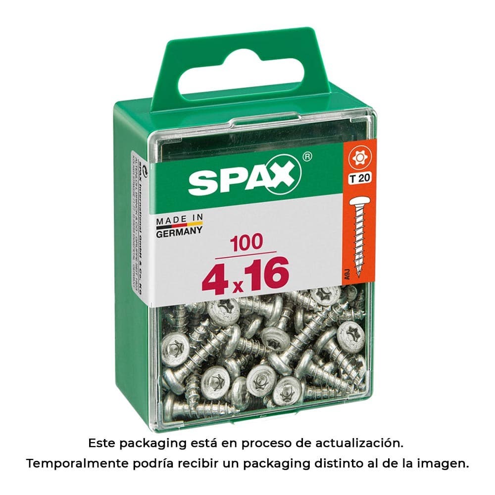 Spax Parafusos Redondo 4X16