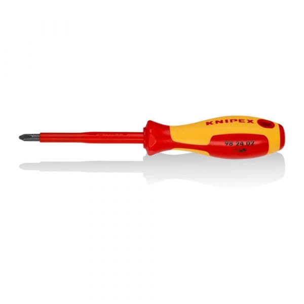 Knipex Chave de Fendas Phillips PH2 VDE 1000V Preto