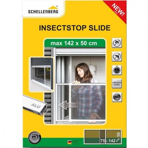 Mosquiteiro Schellenberg Extensível 50x75-142cm Branco/Preto
