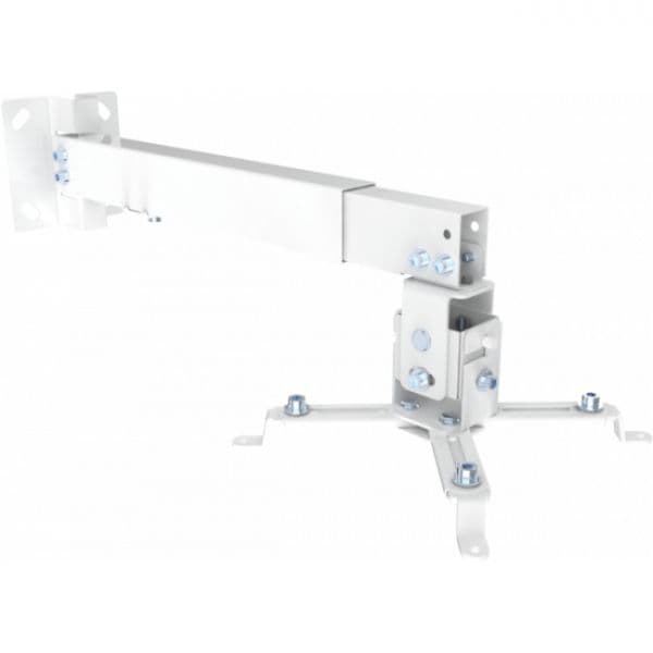 Schwaiger Suporte de Teto/Parede para Projetor LWH310WD, Ajustável 430-650mm, Carga Máx. 20KG, Inclinação e Rotação, Branco