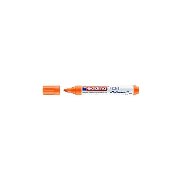 Pack 2 Marcador Tecidos Laranja 2 3mm Edding 4500 1301632 - 1301632