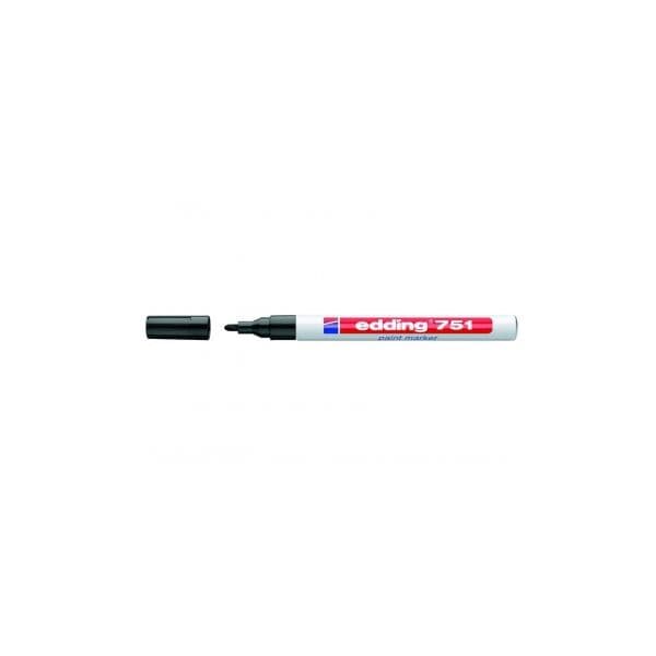 Edding Marcador Permanente 1-2mm Preto - 751-001