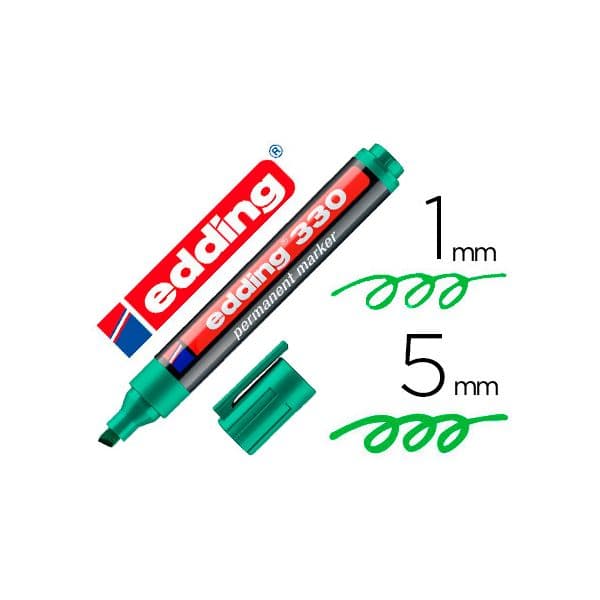 Edding Marcador Permanente 330 Preto 1 Un.