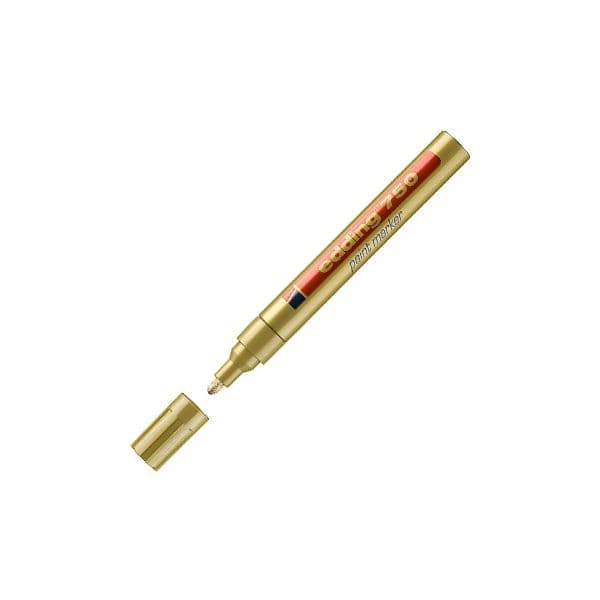 Edding Marcador Fibra 750 Corpo Aluminio Ouro 750-53