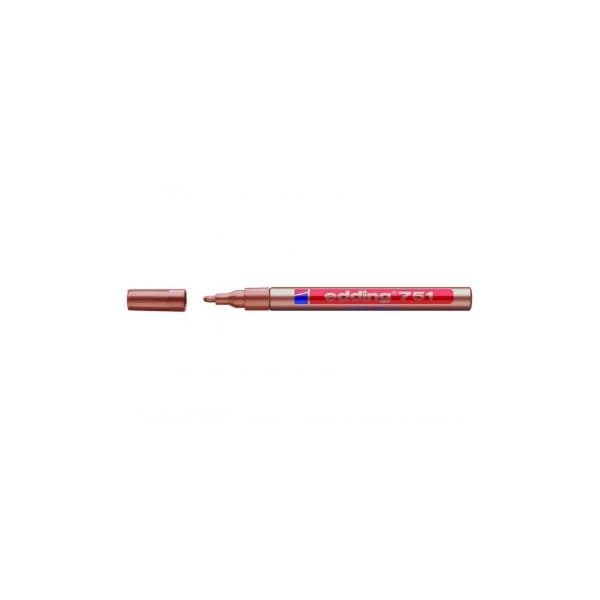 Edding 10 un. Marcadores Permanentes 751 1-2 mm Cobr - 751-55