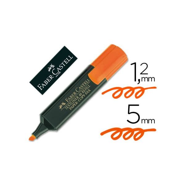 Faber Castel Marcador Fluorescente Faber Textliner 48-07 Laranja - L9610