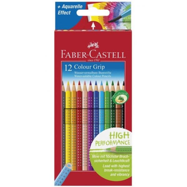 Faber-Castell Lápis de Cor Grip 12 un.
