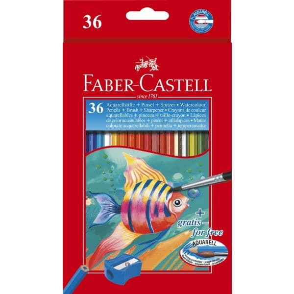 Faber-Castell Lápis de Cores Classic Colour Acuarelable 36 Unidades