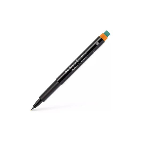 Pack 2 Marcador Permanente Fino Laranja 0,4mm Faber Castell 1311083 - 1311083
