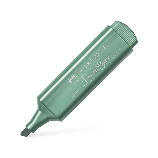 Faber Castell Marcador Fluorescente Textliner Verde Metálico 154639